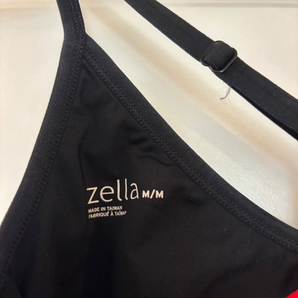 Zella Striped Camoflauge Strappy Back Sports Bra - Picture 4 of 5